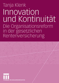 Vorderes Coverbild Innovation und Kontinuität