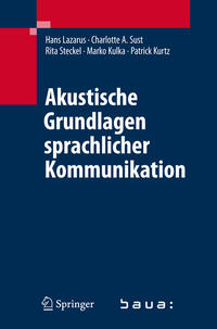 Vorderes Coverbild Akustische Grundlagen sprachlicher Kommunikation