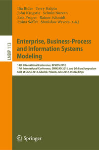 Vorderes Coverbild Enterprise, Business-Process and Information Systems Modeling
